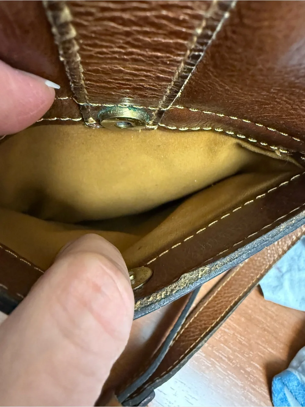 Patricia Nash Brown Leather Messenger Crossbody